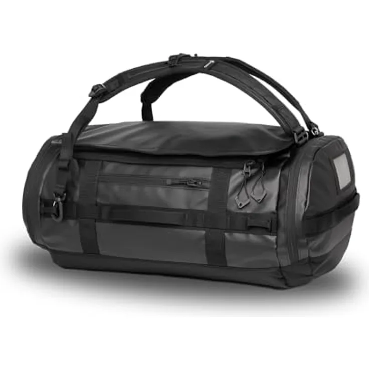 Wandrd CARRYALL Duffel 30L, Fotorucksack und Kameratasche mit Expandierbarem Bodenfach, Schwarz
