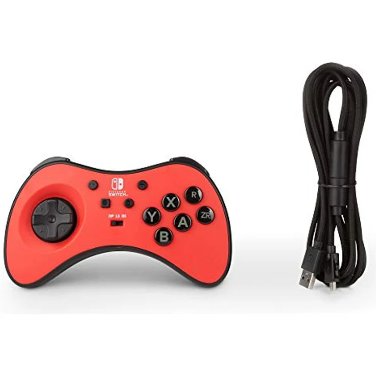 PowerA Fusion Wired FightPad Rot, Schwarz (1509987-01) (Switch) – Bild 9