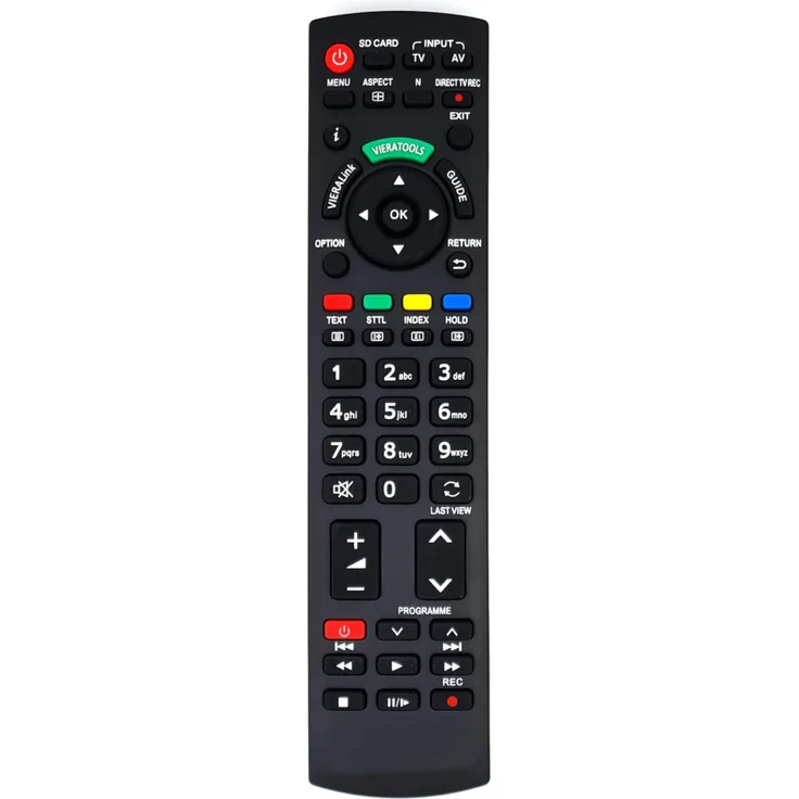 Alltro Ersatz TV Fernbedienung für Panasonic N2QAYB000239, kompatibel mit Samsung TV, Reichweite 10 m, AA Batterien, 2 cm Höhe, 16 cm Länge