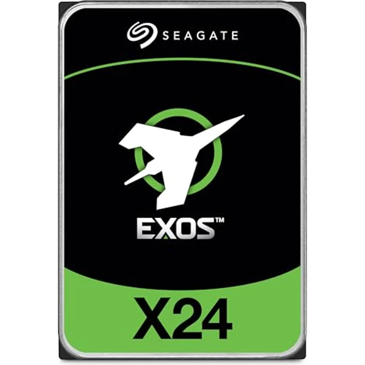 Seagate Exos X24 ST24000NM007H Enterprise Interne Festplatte, 24 TB, 12 GB/s SAS, 7200 U/min, 2,5 m MTBF – Bild 1