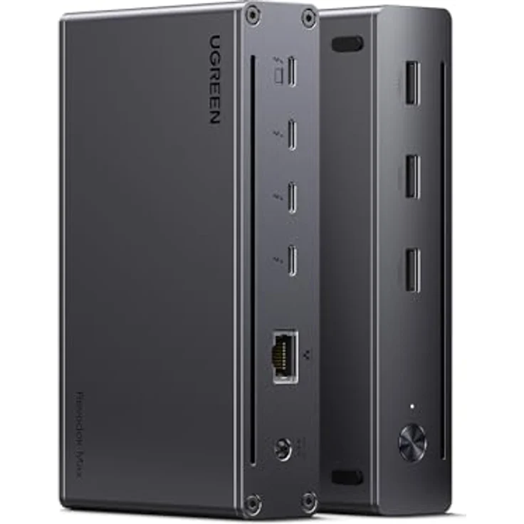 UGREEN Revodok Max 208 Thunderbolt 4 Dock 40Gbps 8-in-1 Docking Station - Dual 4K@60Hz Display, Single 8K, 85W Aufladen, Gigabit Ethernet – Bild 1