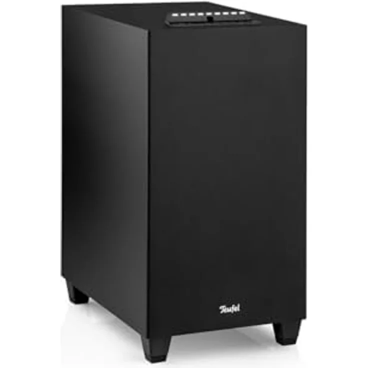 Teufel Concept 8 Mehrkanal Subwoofer mit Integrierter AV-Receiver, Bluetooth 5.0 Qualcomm aptX, USB-C-Soundkartenfunktion, schwarz