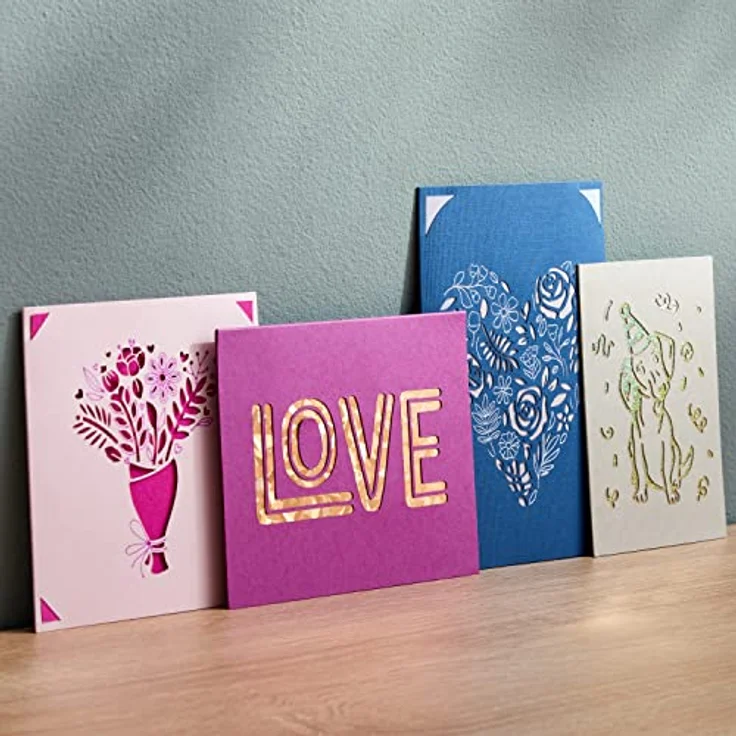 Cricut Kartenmatte 2009488, wiederverwendbare Schneidematte für personalisierte Karten, blau – Bild 13