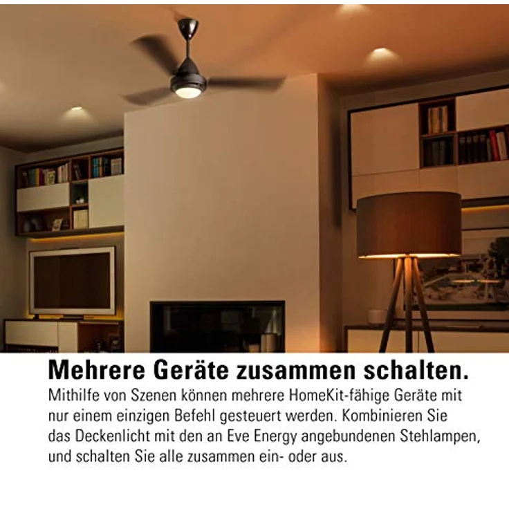 Eve Light Switch - Smarter Lichtschalter mit Apple HomeKit Technologie, Kompatibilität für Mehrfachschalter, integrierte Zeitpläne, anpassbares Design – Bild 6