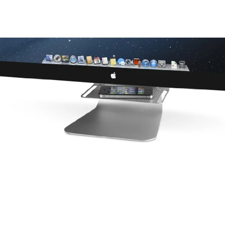 Twelve South BackPack für iMac und Apple Bildschirme , versteckter Aufbewahrungsort für Festplatten und Zubehör (Silber) – Bild 8