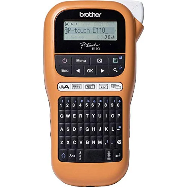 Brother P-touch PT-E110VP Beschriftungsgerät mit Netzteil und Koffer – Bild 2
