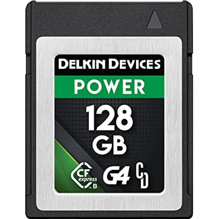 Delkin POWER Cfexpress Type B G4 128GB R:1780MB/s W:805MB/s (CFexpress Typ B, 128 GB), Speicherkarte - Preisvergleich