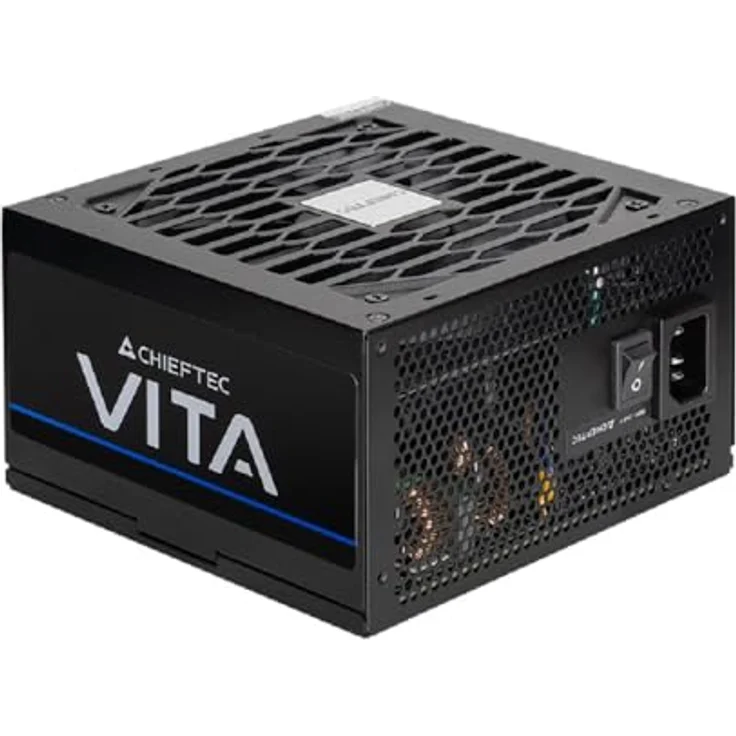 Chieftec Vita 850W 80+Bronze PC-/Server Netzteil, lange schwarze Kabel – Bild 4