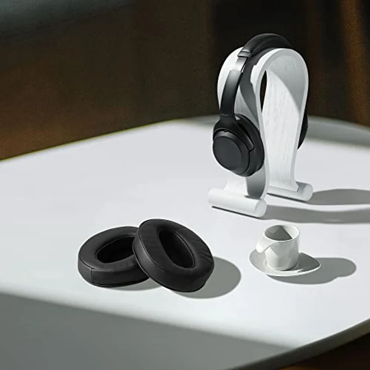 kwmobile Kopfhörer (2x Ohrpolster für Sennheiser HD 450BT - Kunstleder Ersatz Ohr Polster für Overear Headphones) – Bild 6