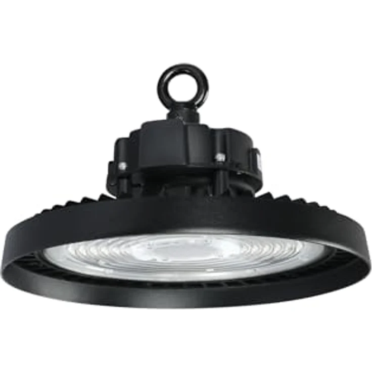 ENOVALITE Hallenstrahler LED Hallenleuchte 150W, 5000K Neutralweiß, 0-10V Dimmbar, 25500lm, IP65, IK09, 5 Jahre Garantie, UFO Lampe High-Bay, Marken-Netzteil – Bild 1