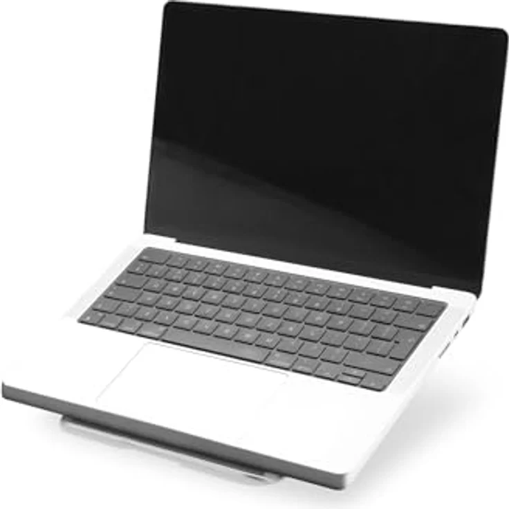 One For All Travel Laptopständer, ergonomischer Aluminium Notebook-Ständer mit Sicherheitsleiste und Wärmeableitung – Bild 2