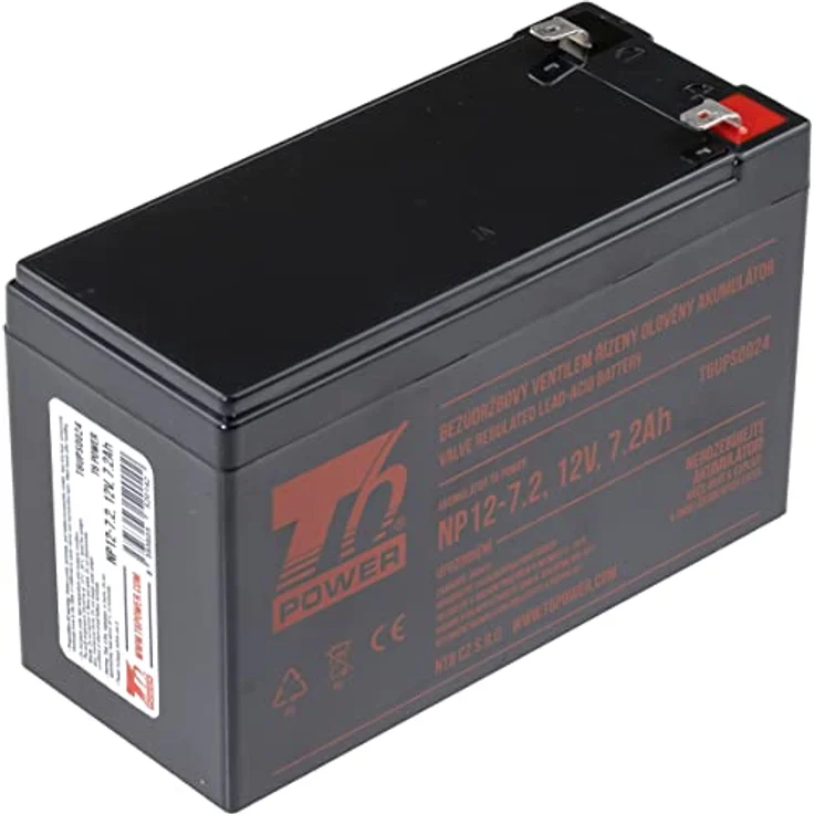 T6 Power NP12-7.2, 12V, 7.2Ah Akku, kompakte Bauform 151x65x100 mm – Bild 2