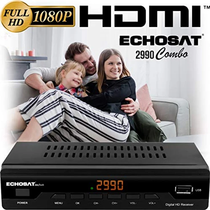 Kabelreceiver Kabel Receiver für digitales Kabelfernsehen 2990 Combo (HDTV ,DVB-C / C2, DVB-T/T2 , HDMI , SCART , USB 2.0 , WLAN optional) + HDMI Kabel – Bild 3