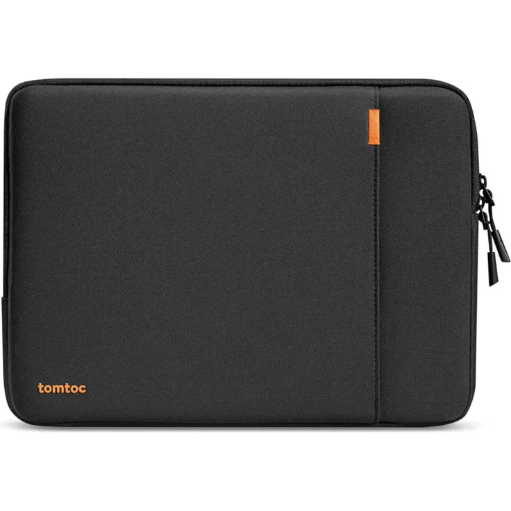tomtoc Defender-A13, Notebooktasche für 14 Zoll MacBook Pro, Militärstandard-Schutz, aus recycelten Materialien, Schwarz