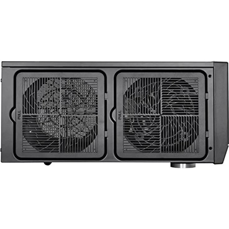 Silverstone SST-GD09B-C - Grandia HTPC ATX Desktop Gehäuse mit hochleistungsfähigem und geräuscharmen Kühlsystem, USB Typ C Anschluss am Front Panel, schwarz – Bild 4