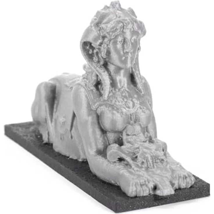 Prusa Prusament PLA Galaxy Silver 1kg, 3D Filament 1.75 mm, Silber, Grau, hohe Schichthöhe von 50 Mikrometer – Bild 3
