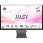 MSI Modern MD271ULDE 27 Zoll Flat LED Monitor, UHD (3840x2160), IPS Panel, USB-C 65 W, 60 Hz, Adaptive-Sync, Grau