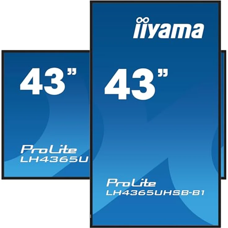 iiyama ProLite LH4365UHSB-B1 42,5" Digital Signage Display 4K UHD IPS LED Panel 800 cd/m² schwarz – Bild 5