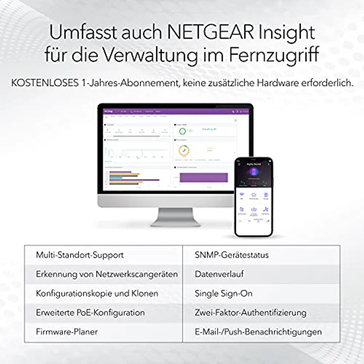 Netgear GS752TPP 52-Port Gigabit Ethernet LAN PoE Switch Smart Managed Pro (mit 48x PoE+ 760W, 4x 1G-SFP, Desktop- oder Rack-Montage mit ProSAFE Lifetime-) schwarz – Bild 4