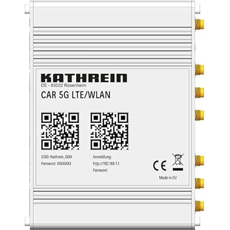 Kathrein CAR 5G LTE/WLAN, Router Set für Wohnwagen mit MIMO-Außenantenne, 2 SIM-Karten Einschübe, weiß – Bild 3