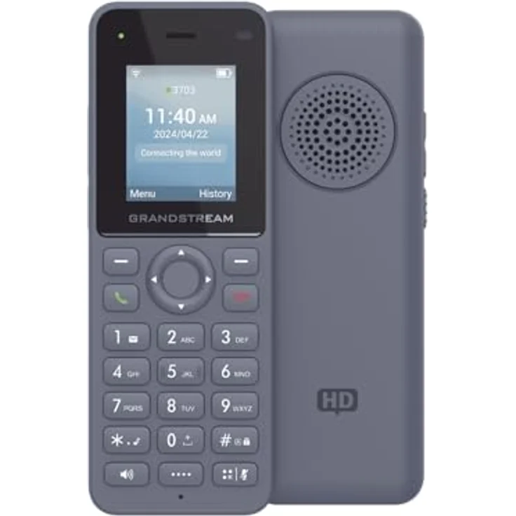 Grandstream WP816, WiFi-Handset mit Multimedia-Technik, schwarz – Bild 2
