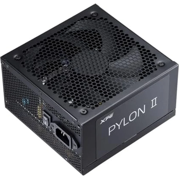 XPG PYLON II 650W, 80 PLUS Bronze PC Netzteil mit FDB-Lüfter, Schwarz – Bild 4