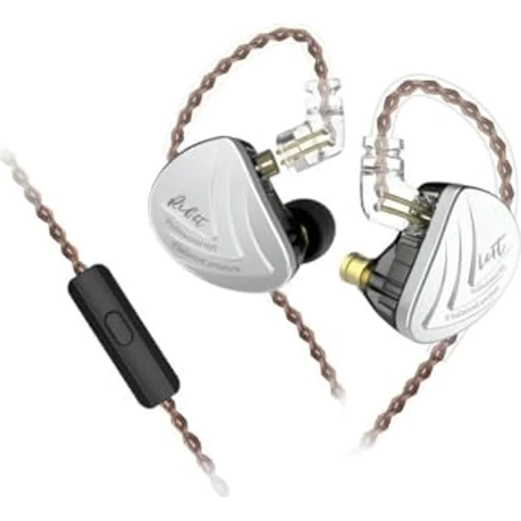 KZ AS16 In-Ear Headset mit Mikrofon, 16 Balanced-Armature-Treiber, schwarze Ausführung – Bild 1