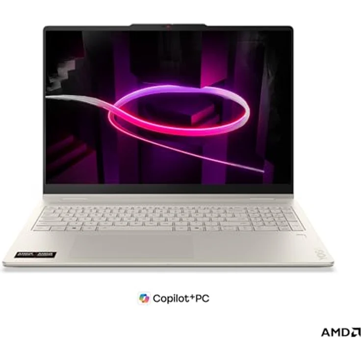 Lenovo Yoga 7 2in1 83TF0022GE, 16" 2.8K OLED, Ryzen AI 7 445, 32GB RAM, 1TB SSD, beige, Windows 11 – Bild 2