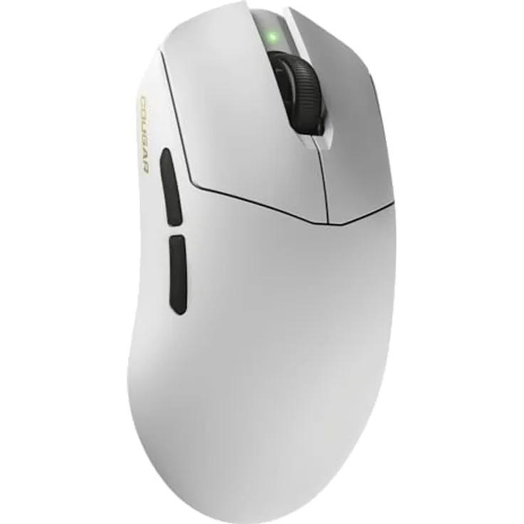 COUGAR Gaming Revenger Pro 4K, Ergonomische optische Gaming-Maus mit 26.000 DPI, 4K-Wireless-Dongle und bis zu 150 Stunden Spielzeit, Weiß