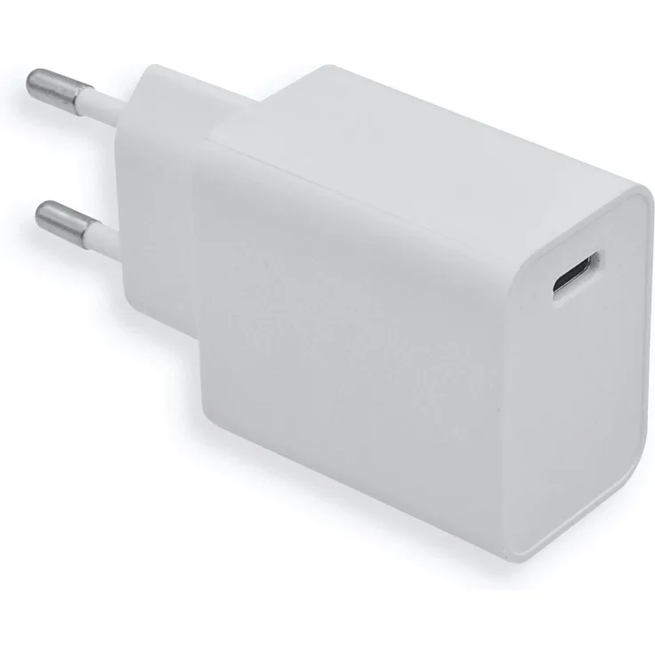 LMP USB-Wandladegerät USB-C 20W PD, Netzteil mit 2x 1,2 m Ladekabel (USB-C auf USB-C und USB-C auf Lightning), Weiss