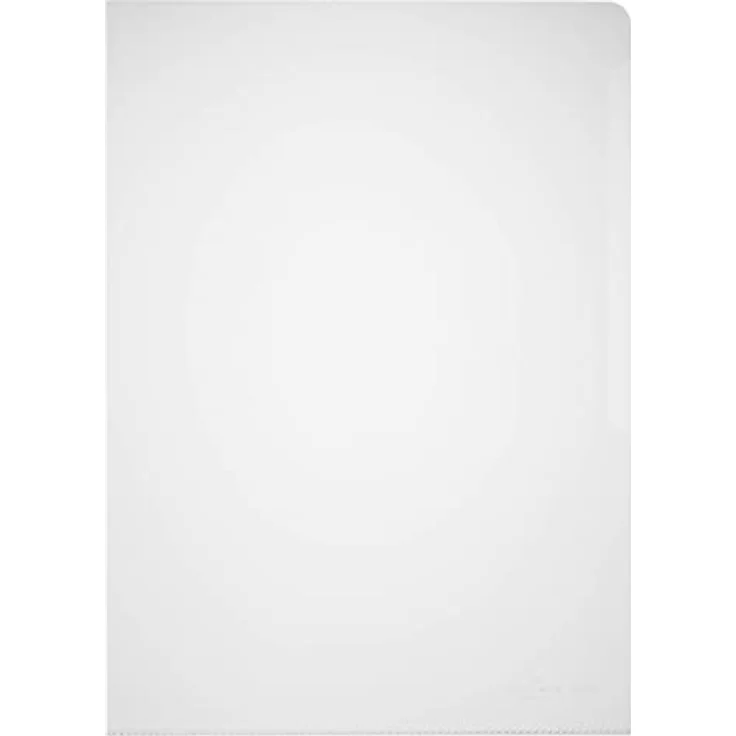 DURABLE Präsentationsordner DURABLE Sichthülle A4 hoch PP 0,12mm farbsort. 100 Stück, Polypropylen, 20 x grün gelb rot transparent blau glänzend – Bild 2