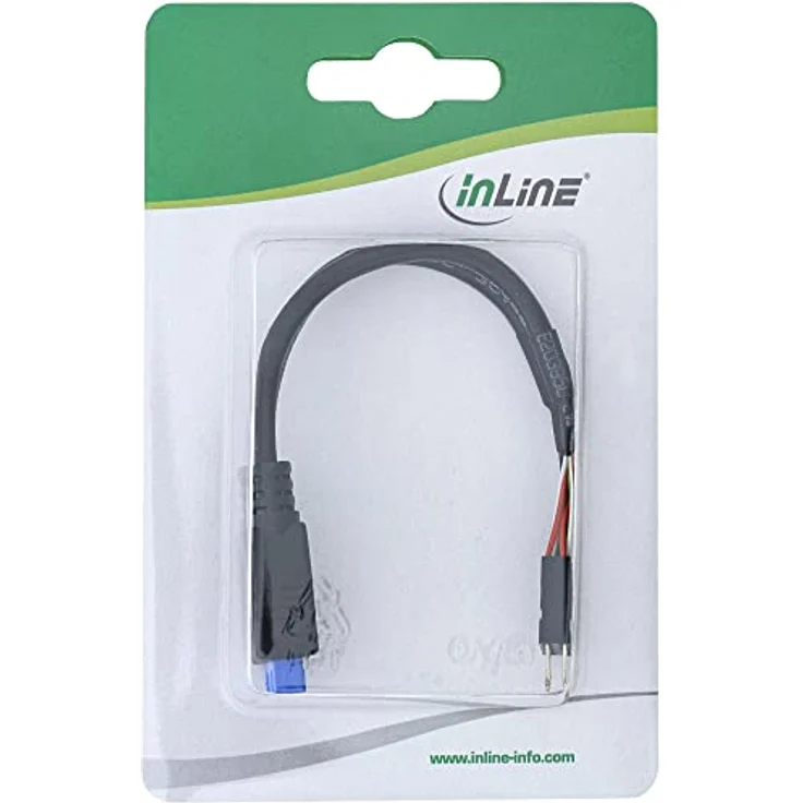 InLine USB 3.0 zu 2.0 Adapterkabel intern, Pfostenanschluss 0,15m – Bild 3