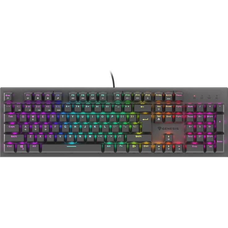 GENESIS Gaming keyboard THOR 303 silent wired, Otemu Brown Switches  – Bild 1