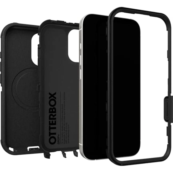 OtterBox Defender Series Pro MagSafe Hülle für iPhone 17, stoßfest, sturzsicher, extrem robust, 7X militärisch getestet, Schwarz, keine Einzelhandelsverpackung – Bild 4