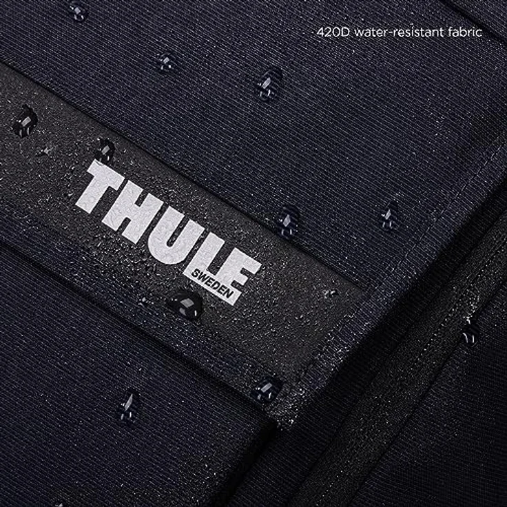 Thule Paramount Laptop-Rucksack 27L, schwarz, für Laptops bis 17 Zoll, wasserabweisend mit Rolltop-Verschluss und organisierten Fächern – Bild 7
