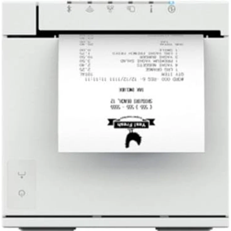 Epson TM m30III, Belegdrucker mit Thermodirektdruck, 299 mm/s, USB, LAN, WLAN, Bluetooth, antibakterielle Beschichtung, grau – Bild 3
