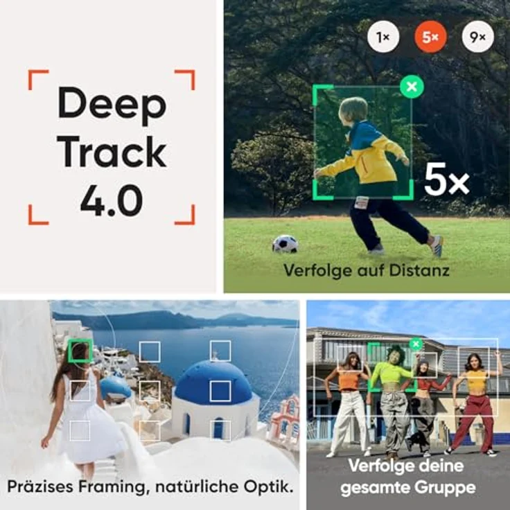 Insta360 Flow 2 Pro Creator Bundle Grau - Faltbarer AI Gimbal, Apple DockKit, 360º-Pan-Tracking, freier Tilt-Modus, integriertes Stativ/Selfie Stick, tragb. Vlog/Travel Stabilizer, Spotlight, MagSafe – Bild 2