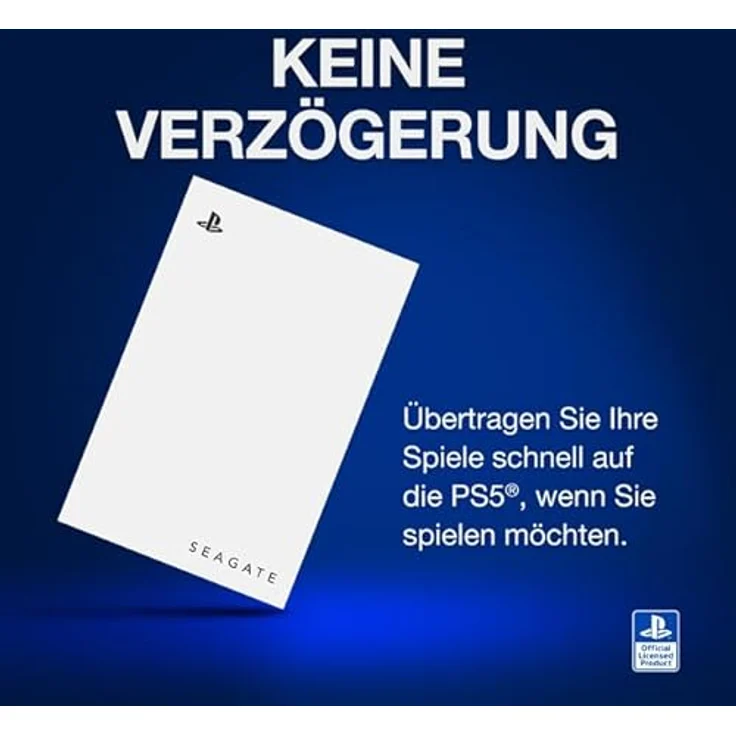 Seagate Game Drive for PlayStation External SSD (2 TB), Externe SSD mit PlayStation-Design, Weiss – Bild 5