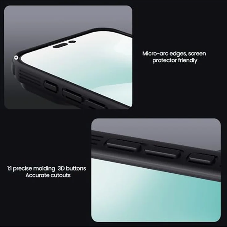 Nillkin CamShield PRO Magnetic Back Cover für Apple iPhone 17, Robustes Protection Case mit innovativem Kameraschützer, Schwarz – Bild 16