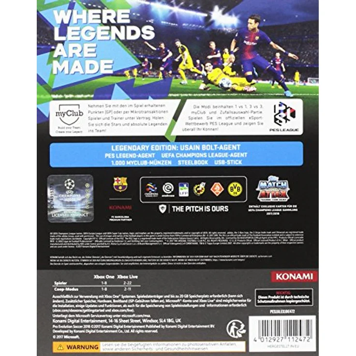 Pro Evolution Soccer 2018 - Legendary Edition (Xbox One) - Preisvergleich – Bild 2