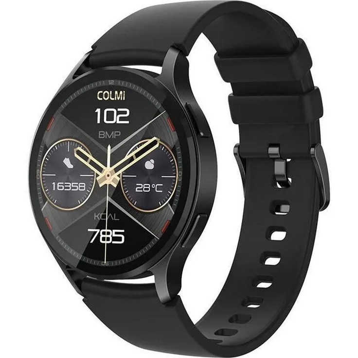 Colmi i28 Smartwatch (black) (44 mm), Sportuhr + Smartwatch