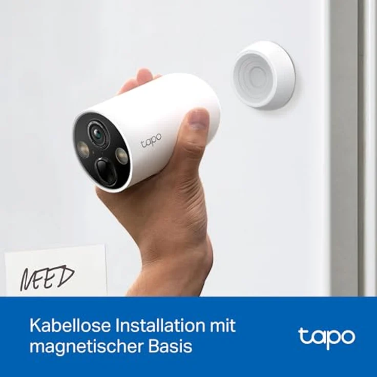 Tapo C425 Außenkamera Akku, 2-Pack | 2K Auflösung, WLAN, 10000-mAh-Akku, 150° FOV, Solarpanel Unterstützung, Alexa-kompatibel – Bild 3
