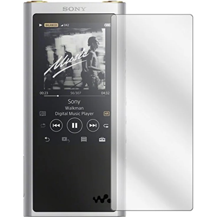 Sony NW-ZX300 (MP3-Player) Schutzfolie - 2x dipos Displayschutzfolie Folie klar – Bild 2