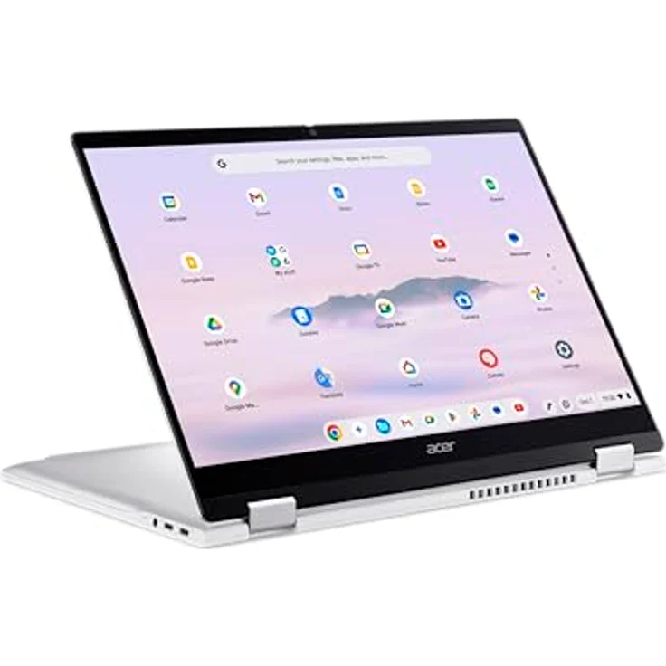 Acer Chromebook Plus Spin 514, CP514-5HN, 14" WQXGA+ Touchscreen, MediaTek MT8, 16GB RAM, 256GB UFS, Immortalis-G925, Silber, ChromeOS – Bild 4