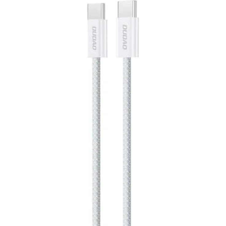 Dudao L6C USB-C auf USB-C Kabel, PD 30W, 1m, hellblau, langlebiges Kohlefasergeflecht – Bild 6