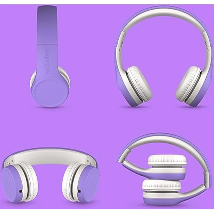 LilGadgets Connect+ Volume Begrenzte Wired Kopfhörer Mit Shareport Für Kinder Lila – Bild 8
