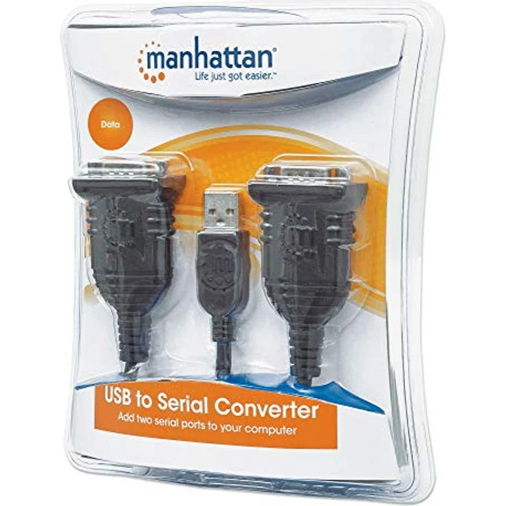 Manhattan USB auf Seriell-Konverter ( zum Anschluss von zwei seriellen Geräten an einen USB-Port, Prolific PL-2303RA-Chipsatz, 0,45 m ) DB9-Port 174947 - Preisvergleich – Bild 3