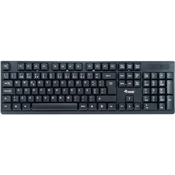 Equip 245222 Kabelloses Tastatur und Mausset, PT Layout (QWERTY), 2,4-GHz-Technologie, spritzwassergeschützt, 1200DPI Auflösung – Bild 2