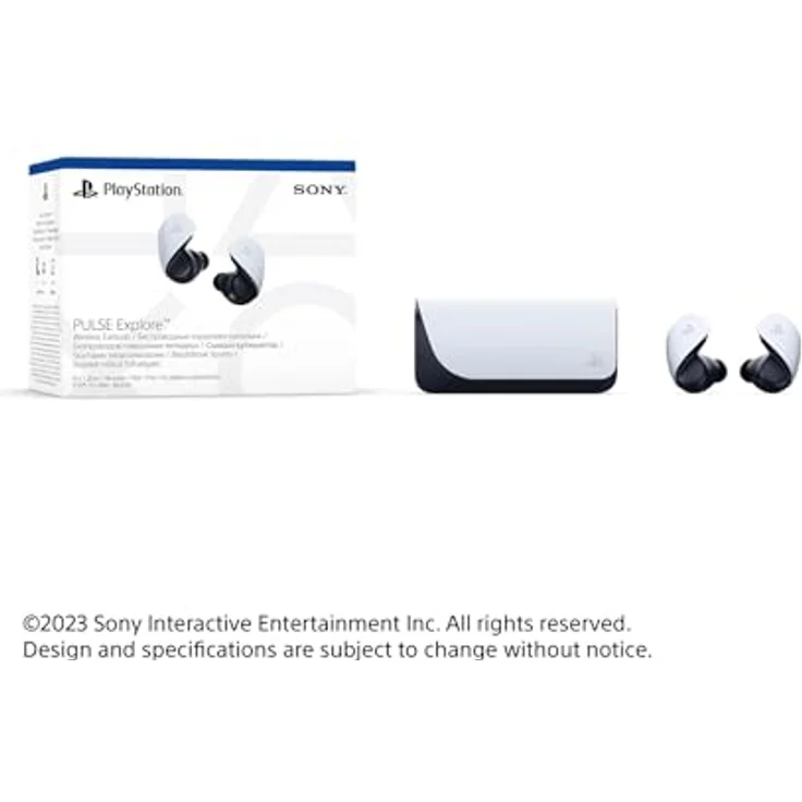 Sony PlayStation 5 Pulse Explore, Kabellose Ohrstöpsel mit Planar-Treibern, 3D-Audio, Bluetooth, weiße Farbe – Bild 3
