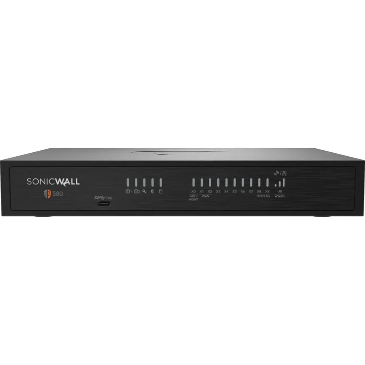 SonicWALL TZ580, Sicherheitsgerät mit erweiterter Bedrohungsprävention und Eindringungserkennung